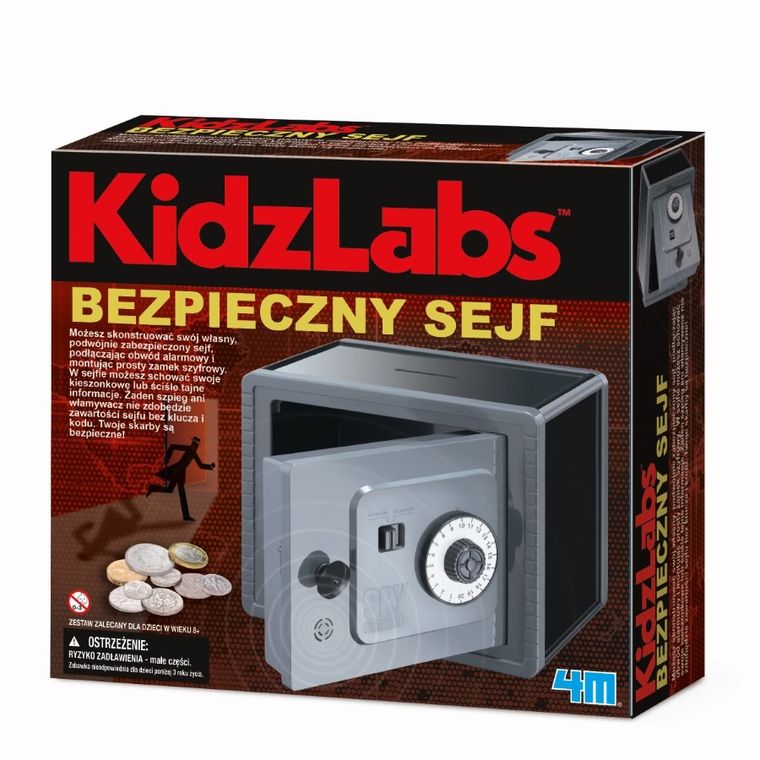 4M, bezpieczny sejf, zestaw kreatywny