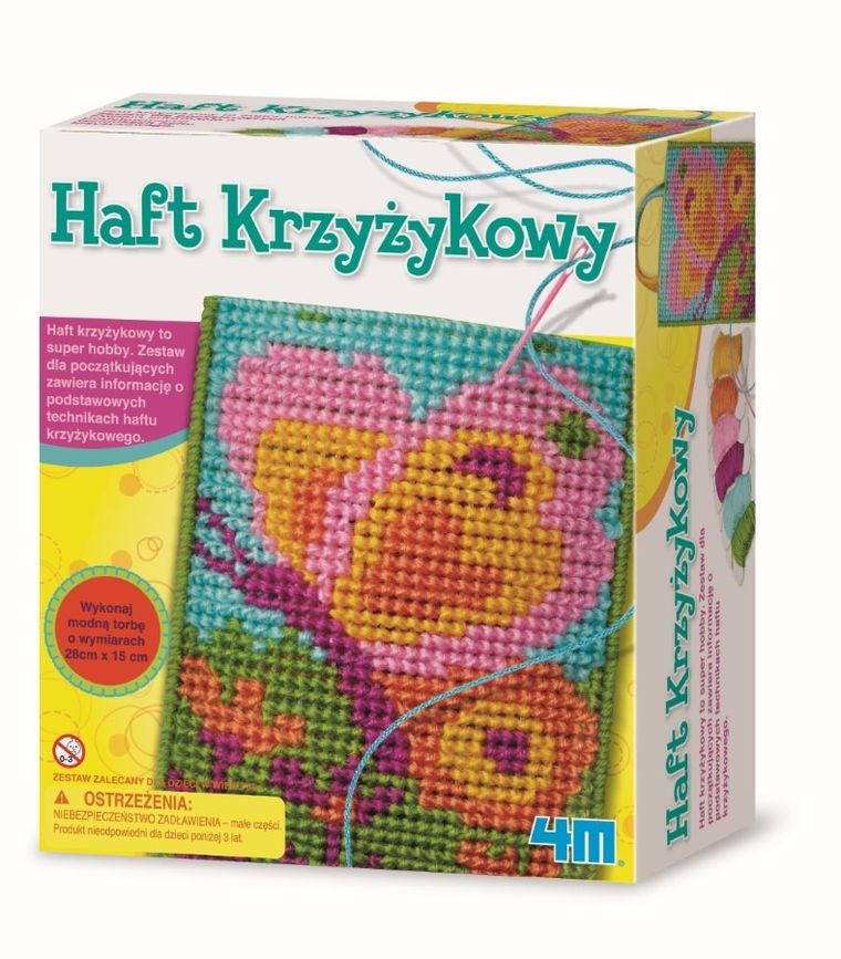 4M, haft krzyżykowy, zestaw kreatywny