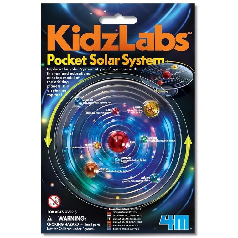4M, Kidzlabs, Kieszonkowy Układ Solarny, zestaw edukacyjny