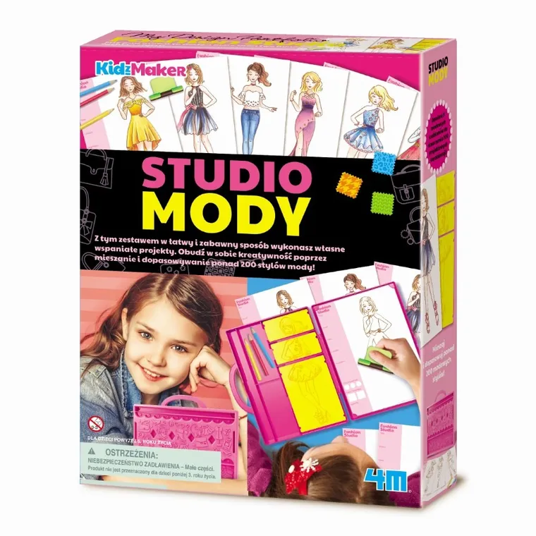 4M, KidzMaker, Studio mody, zestaw kreatywny