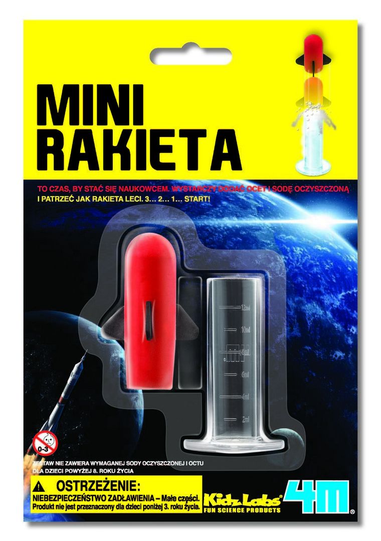4M, mini rakieta, zestaw kreatywny