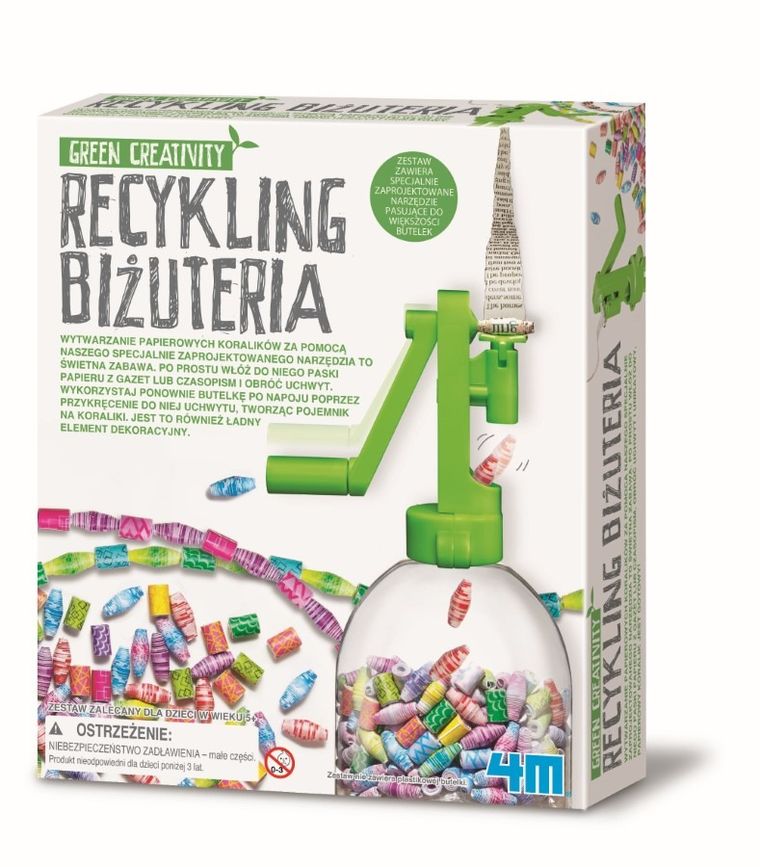 4M, recykling, biżuteria, zestaw kreatywny