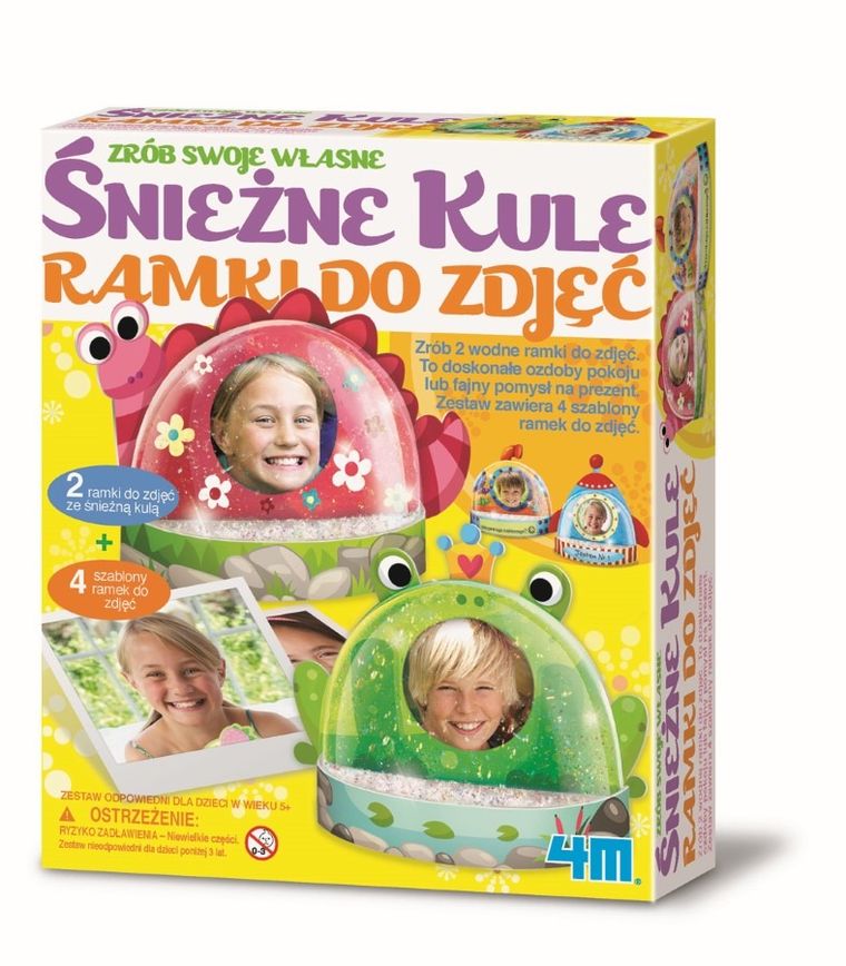 4M, Śnieżne kule, ramki na zdjęcia, zestaw kreatywny