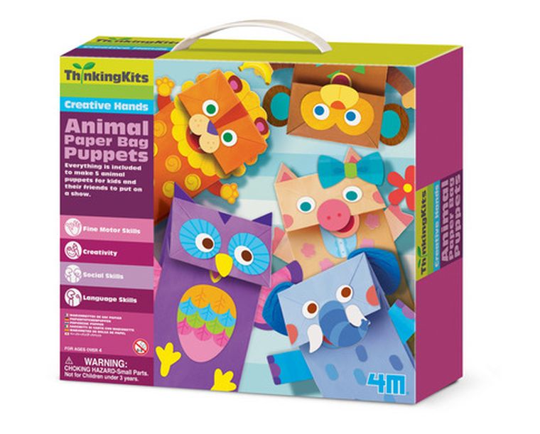 4M, Zestaw kreatywny, Papierowe pacynki