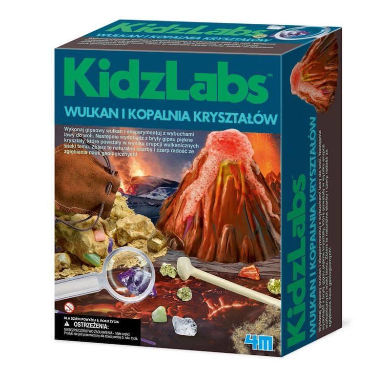 4M, Zestaw kreatywny, Wulkan i kopalnia kryształów