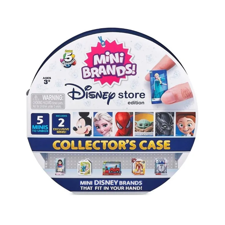 5 Surprise, Disney, Mini Brands, walizeczka kolekcjonera