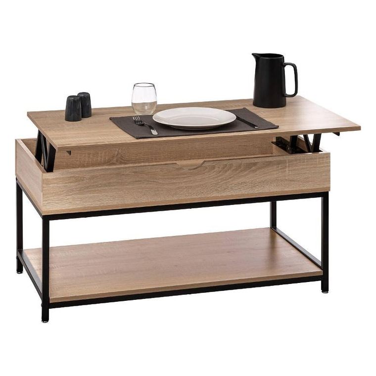 5five Simply Smart, Aliaj, stolik kawowy, podnoszony blat, 95-50-51 cm