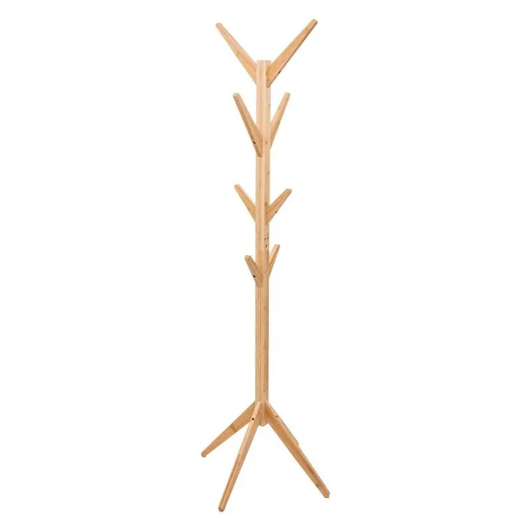 5five Simply Smart, bambusowy stojak do przedpokoju, Tree, 8 haczyków, 178 cm