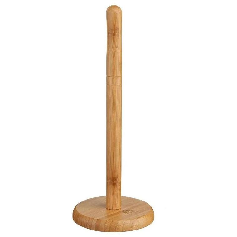5five Simply Smart, bambusowy stojak na ręcznik papierowy, 32 cm