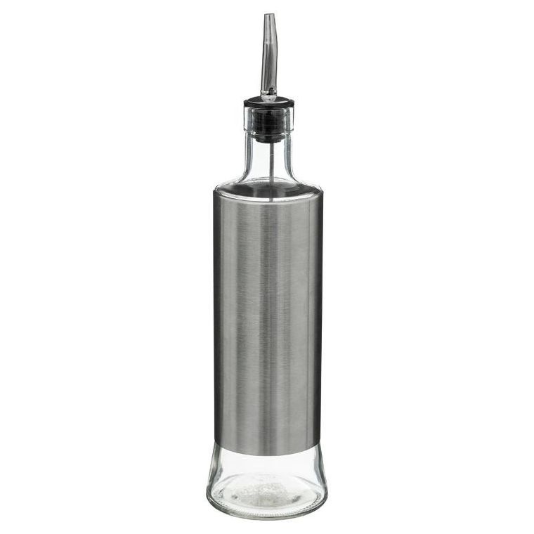 5five Simply Smart, butelka na oliwę z dozownikiem, szkło + metal