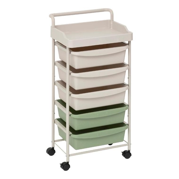 5five Simply Smart, Deskolor, mobilny organizer, 6 szuflad, 82 cm
