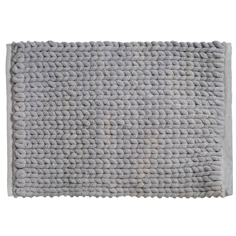 5five Simply Smart, dywanik do łazienki, 50-75 cm, szary