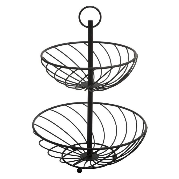 5five Simply Smart, etażerka metalowa, 2 poziomy, wys. 30 cm