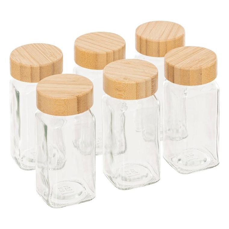 5five Simply Smart, Formo, zestaw pojemników na przyprawy, 6-120 ml