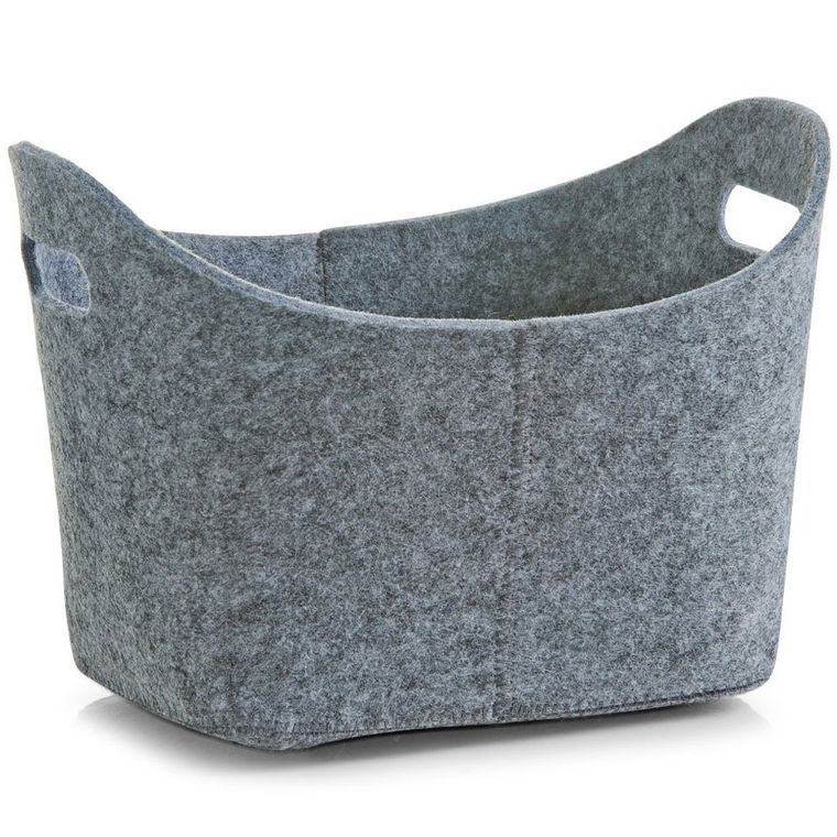 5five Simply Smart, kosz do przechowywania, owalny, filcowy, 12 l