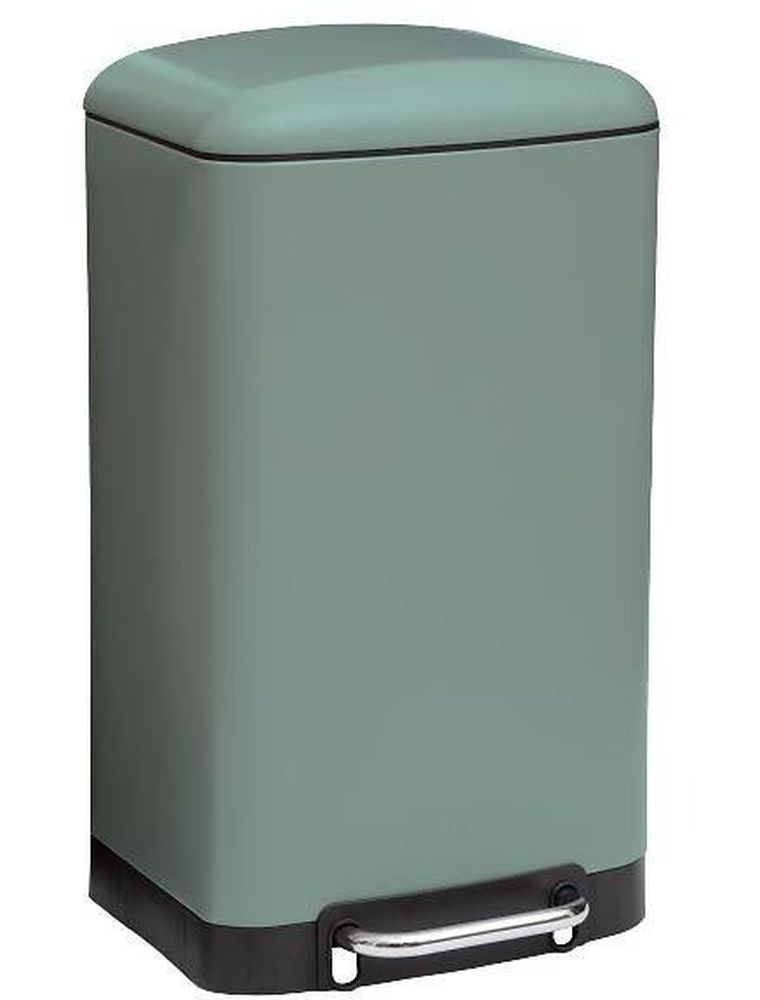 5five Simply Smart, kosz metalowy na śmieci z pedałem nożnym, 30l