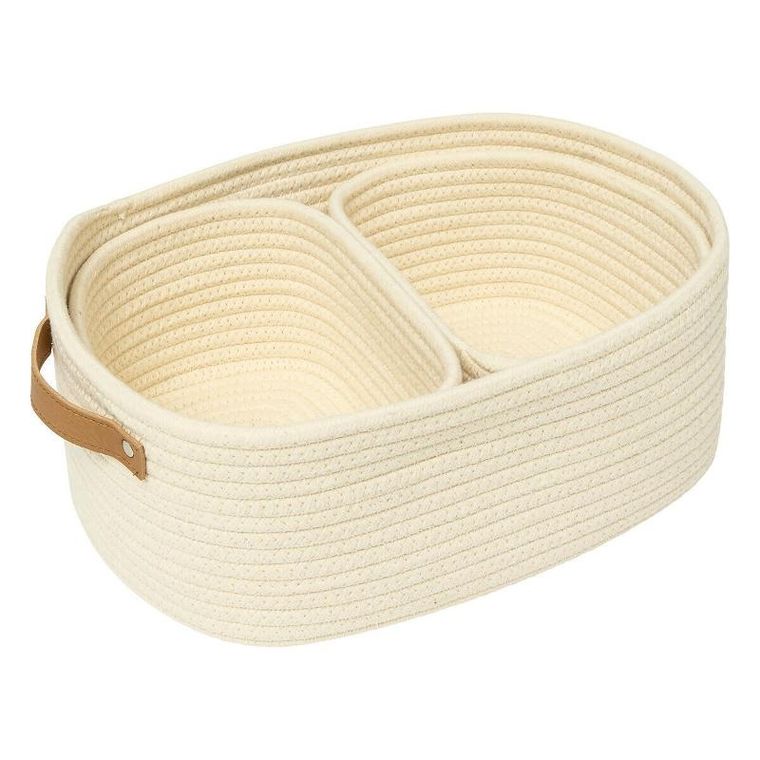 5five Simply Smart, koszyki na kosmetyki do łazienki, duo, 3 szt.