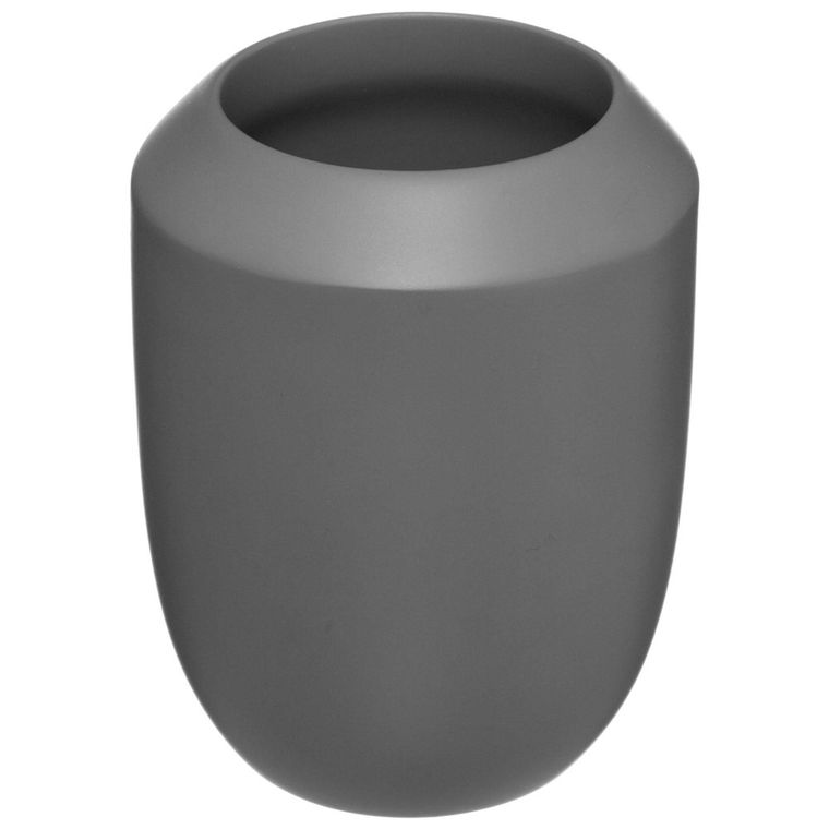 5five Simply Smart, kubek na szczoteczki do zębów, Trio, Ø 8 cm, szary