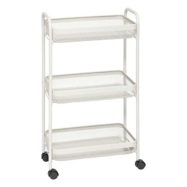 5five simply smart, Mayaj, wąski wózek kuchenny na kółkach, 46,5-26,5-79,6 cm