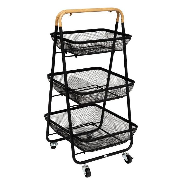 5five simply smart, Mayaj, wózek kuchenny na kółkach, 3 kosze