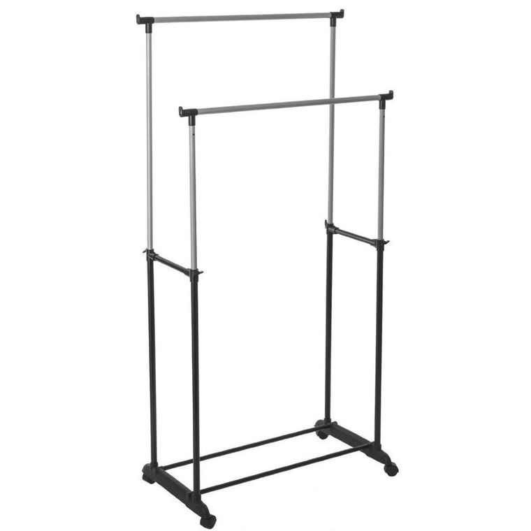 5five Simply Smart, mobilny wieszka na ubrania, podwójny uchwyt, 160 cm