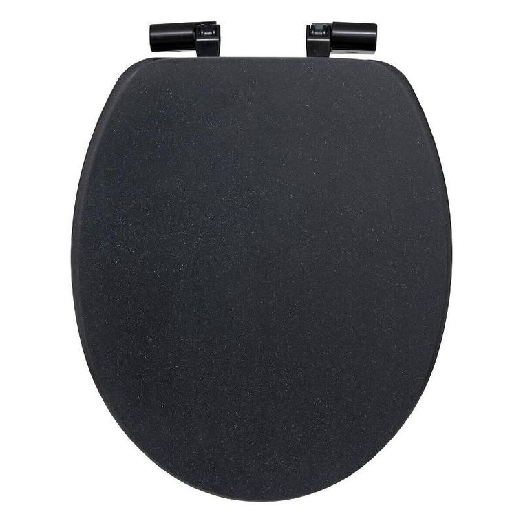 5five Simply Smart, Onyx, deska sedesowa, cicho opadająca, 37,5-49,9-5,2 cm