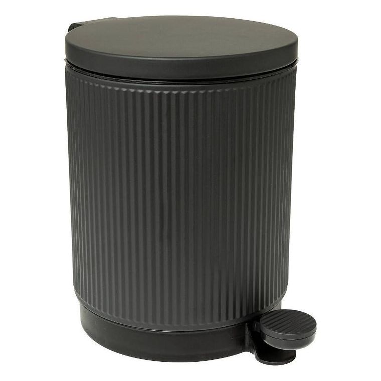 5five Simply Smart, Onyx, kosz na śmieci do łazienki, 5l