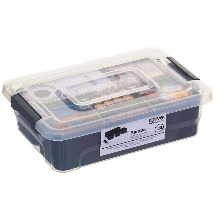 5five Simply Smart, organizer na drobiazgi, Samba, 1,5l, tworzywo sztuczne