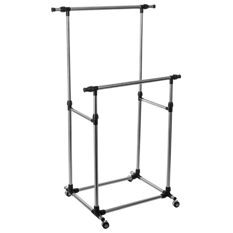 5five Simply Smart, podwójny wieszak na kółkach, dwa poziomy wzmacniane