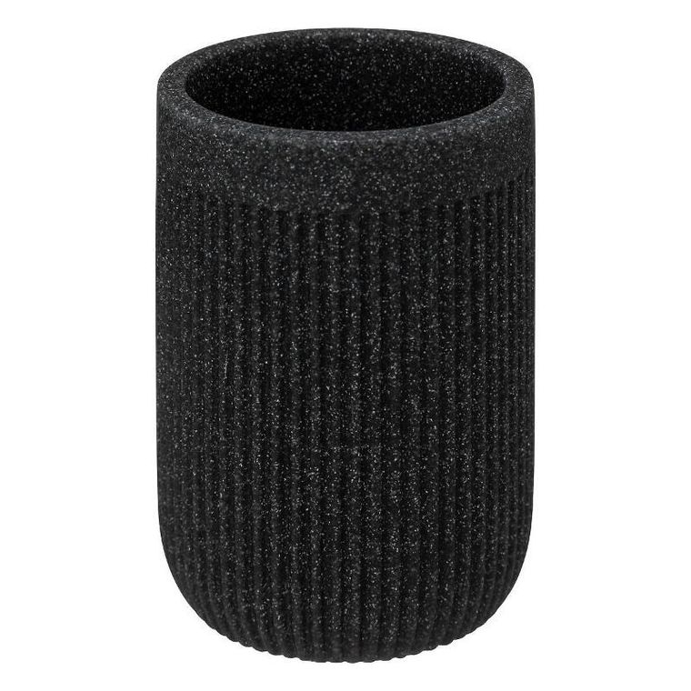 5five Simply Smart, pojemnik na szczoteczki do zębów, Onyx, łupek, ø 7 cm