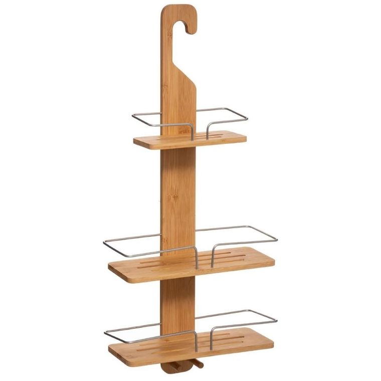 5five Simply Smart, półka łazienkowa wisząca, Niv, 70 cm, bambusowa