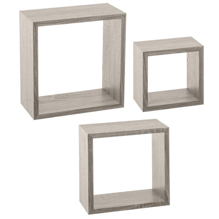 5five Simply Smart, półki dekoracyjne, Cube, rozmiar M, brązowy