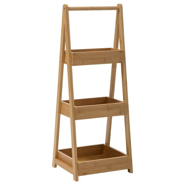 5five Simply Smart, regał do łazienki, Green Harmony, 3 półki, bambus