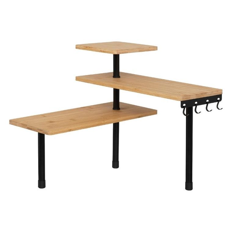 5five Simply Smart, Smart, półka narożna, 3-poziomowa, 43-43-38 cm