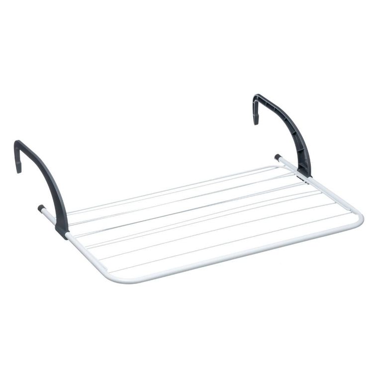 5five Simply Smart, suszarka na kaloryfer, rozsuwana, biało-czarna