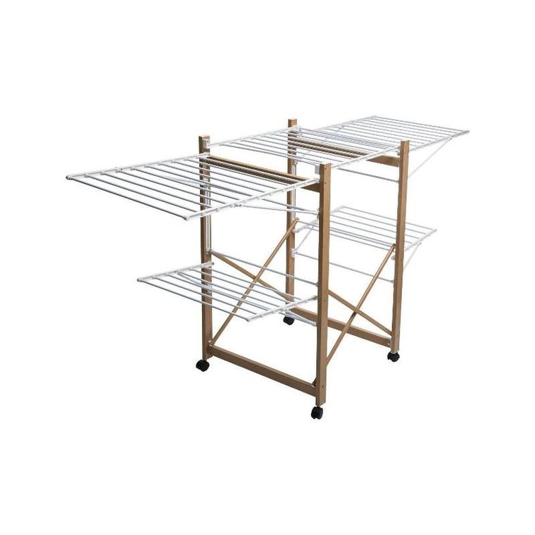 5five Simply Smart, suszarka na pranie rozkładana, 2 poziomy, mobilna