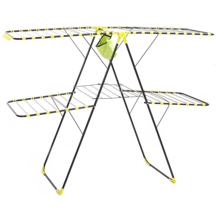 5five Simply Smart, suszarka na pranie stojąca, Mojave, mostkowa, z kieszenią na spinacze