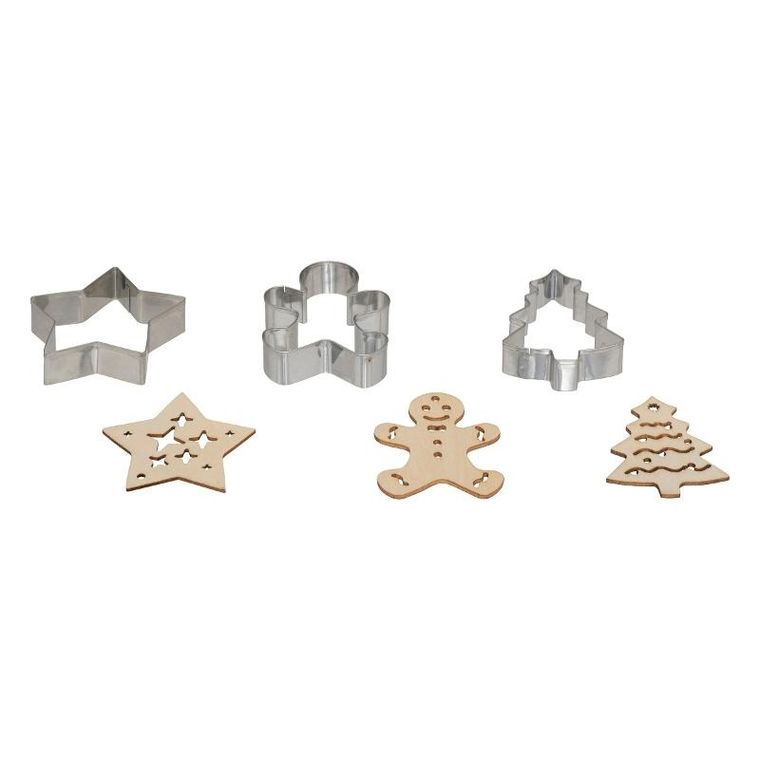 5five Simply Smart, świąteczne foremki do pierników, 3 szt.