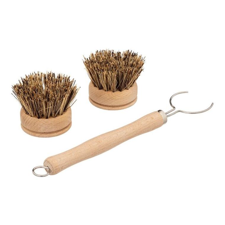 5five Simply Smart, szczotka do naczyń, drewniana + wymienna końcówka