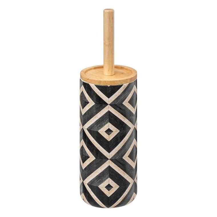 5five Simply Smart, szczotka do WC, Hapache, ceramiczny pojemnik, Ø 10.5 cm