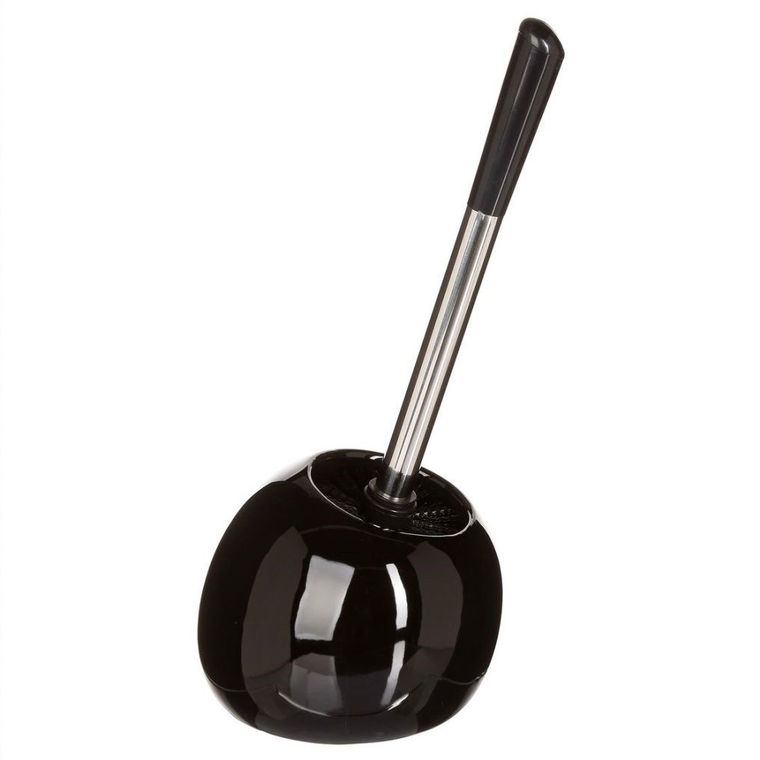 5five Simply Smart, szczotka wc ze stojakiem, Sun, 36 cm, czarna