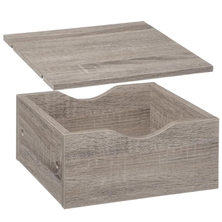 5five Simply Smart, szuflada z półką, 31-31-16 cm, szary