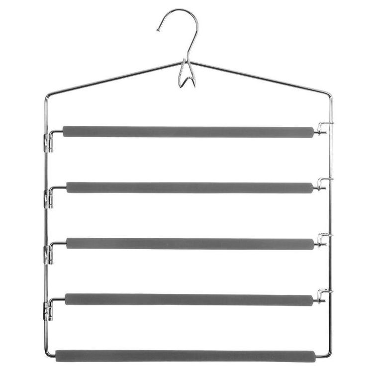 5five Simply Smart, wieszak do szafy na 5 par spodni