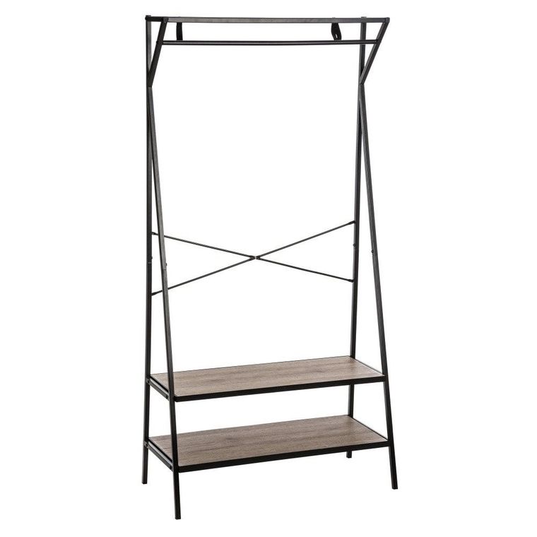 5five Simply Smart, wieszak na ubrania z półkami na buty, 160-80-38 cm