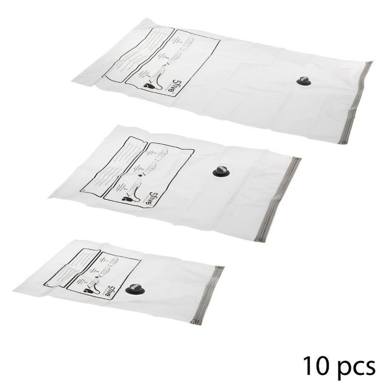 5five Simply Smart, worki próżniowe na ubrania, 10 szt.