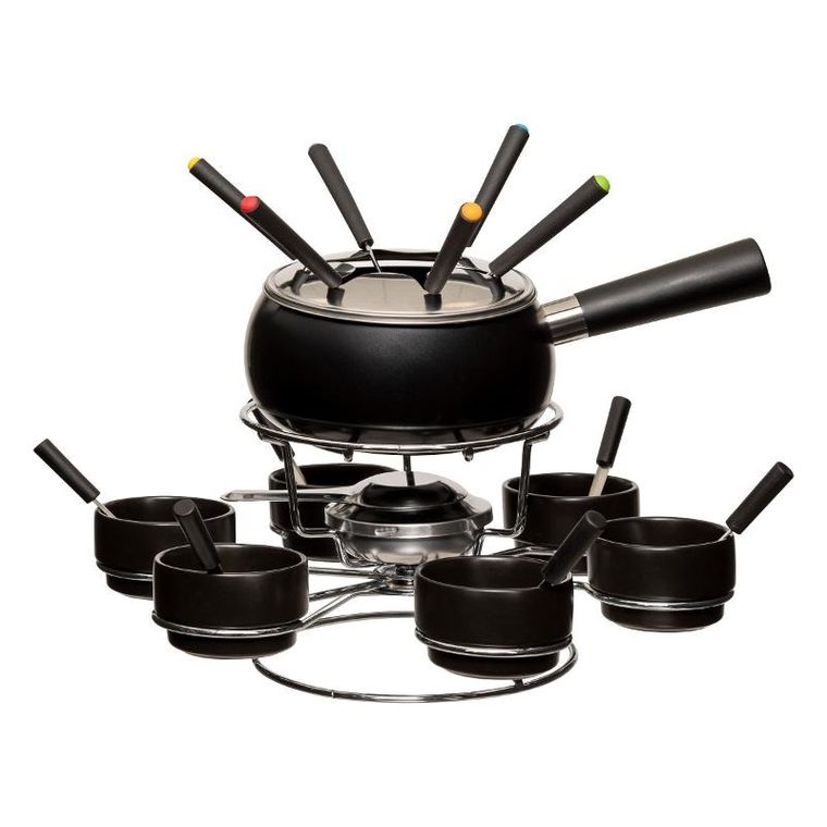 5five simply smart, zestaw do fondue obrotowy na 6 osób, ceramiczny