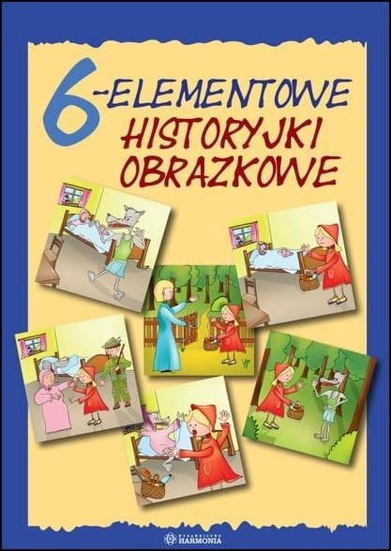 6-elementowe historyjki. 21 historyjek + kieszonki do układania