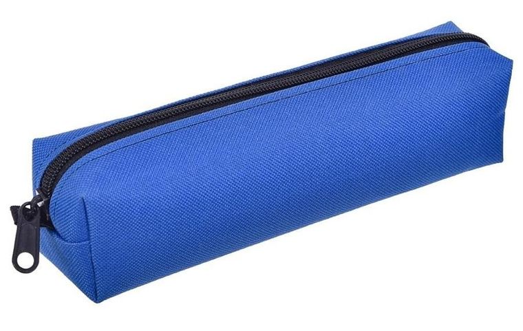 7R, piórnik szkolny, niebieski