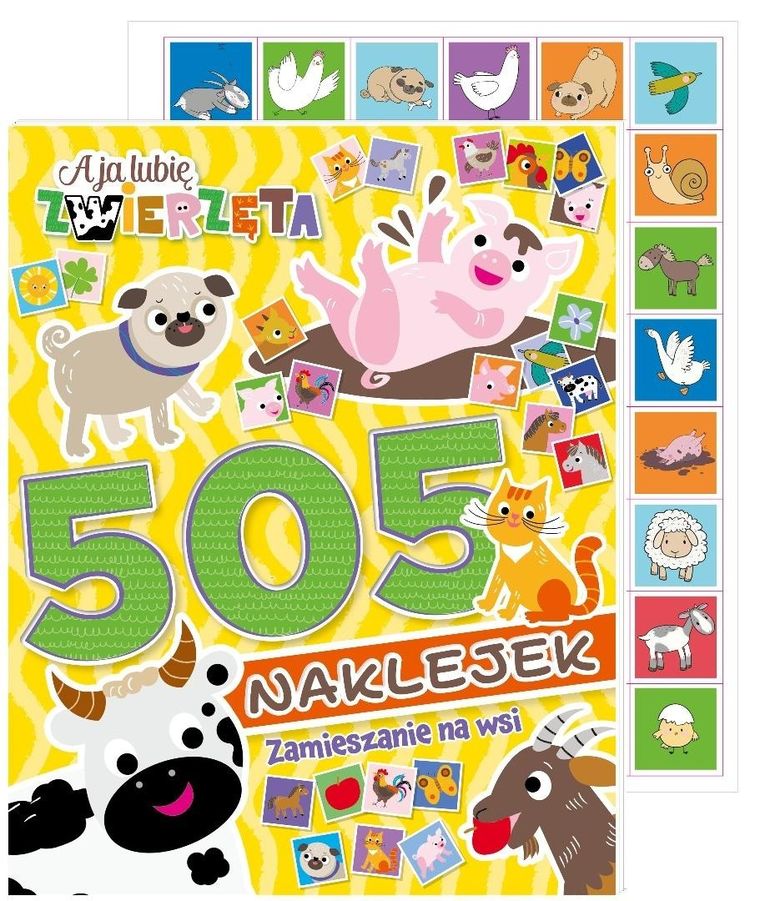 A ja lubię zwierzęta. 505 naklejek