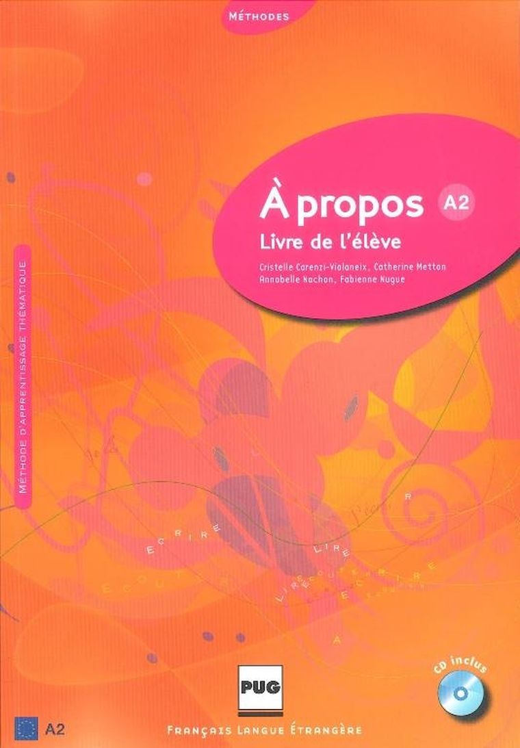 A propos A2. Livre de l'eleve + CD